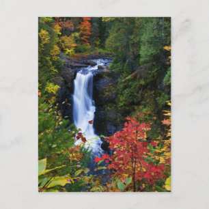 Moxie Falls dans le Maine Carte postale