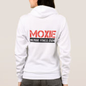 MOXIE STUDIO ZIP UP SWEAT - SHIRT À CAPUCHE (BLANC (Dos)