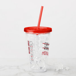 Mox's Misto - Acryl Tumbler Acryl Drinkbeker