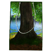 Moyen À côté du sac cadeau d'eau douce (Dos)