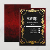 Moyen Age de la Renaissance médiévale Goth RSVP ca (Devant / Derrière)