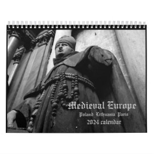 Moyen Age Europe 2024 Calendrier MOYEN gothique 8,