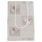 Moyen Ananas de son oeil, sac cadeau Romance Tropical (Dos)