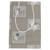 Moyen Ananas de son oeil, sac cadeau Romance Tropical (Dos)