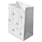 Moyen Baleines et Coeurs Sac cadeau (Devant Angle)