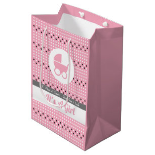 Moyen Bébé Fille cadeau Sac avec poussette