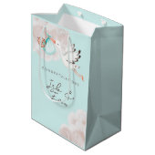 Moyen Bébé garçon douche sac cadeau (Dos Angle)
