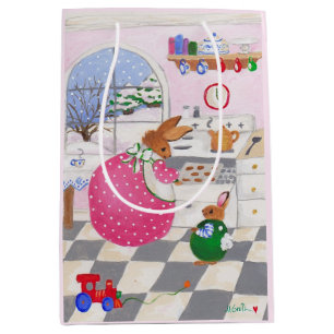 Moyen Bunnies biscuits à soupe cadeau sac