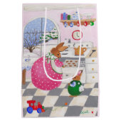 Moyen Bunnies biscuits à soupe cadeau sac (Dos)