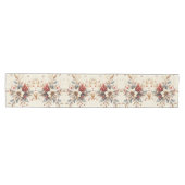 Moyen Chemin de table de fleurs de vacances modernes (Horizontal)
