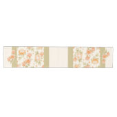 Moyen Chemin de table de mariage floral orange (Horizontal)