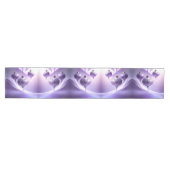 Moyen Chemin de table de Noël Boule de Noël Violet (Horizontal)