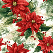 Moyen Chemin de table de Noël élégant accent rouge vert