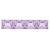 Moyen Chemin de table de Noël Ornements Violets (Horizontal)