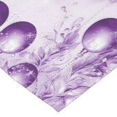 Moyen Chemin de table de Noël Ornements Violets (Coin)
