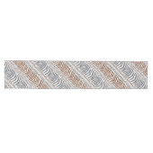 Moyen Chemin de table rayé tribal boho (Horizontal)