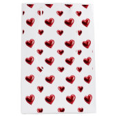 Moyen Coeurs de sac cadeau (Devant)