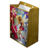 Moyen Collection Fée de Noël - Sac Cadeau Blonde Châtain (Dos Angle)