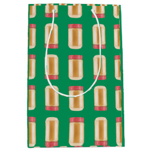 Moyen Colonnes de pots de beurre d'arachide - Sac cadeau