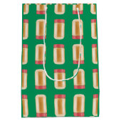 Moyen Colonnes de pots de beurre d'arachide - Sac cadeau (Dos)