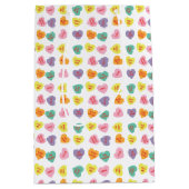 Moyen Conversation Coeurs bonbons Sac cadeau (Devant)