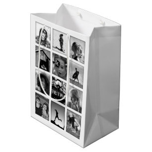 Moyen Créer-Votre-Propre sac de cadeau de collage de