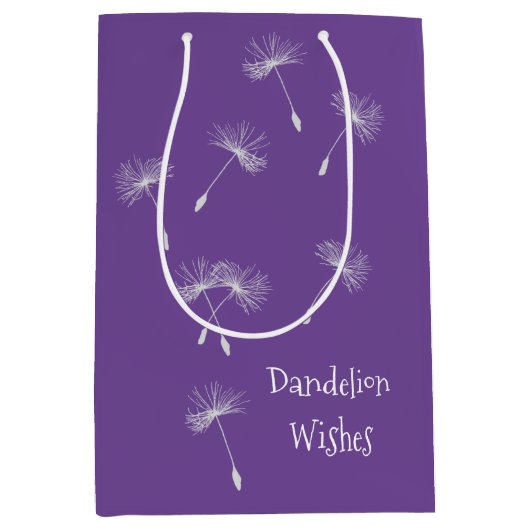 Moyen Dandelion veut design sac cadeau (Devant)