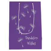 Moyen Dandelion veut design sac cadeau (Dos)