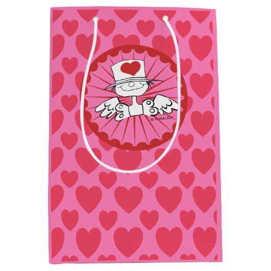 Moyen "Fée du coeur"© Sac cadeau de fête (Devant)