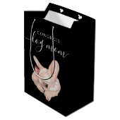 Moyen Félicitations Chien Maman Sac cadeau (Dos Angle)