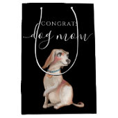 Moyen Félicitations Chien Maman Sac cadeau (Devant)