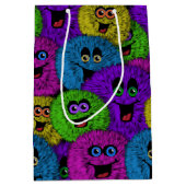 Moyen Fuzzles conviviaux Créatures mignonnes Sac cadeau (Devant)