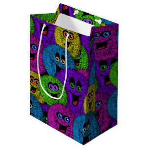 Moyen Fuzzles conviviaux Créatures mignonnes Sac cadeau