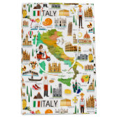 Moyen Italie Icônes Design Sac cadeau (Devant)