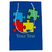 Moyen Jigsaw Puzzle Pièces Design Cadeau Sac (Devant)