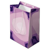 Moyen Joli sac cadeau | Couleur pastel (Devant Angle)