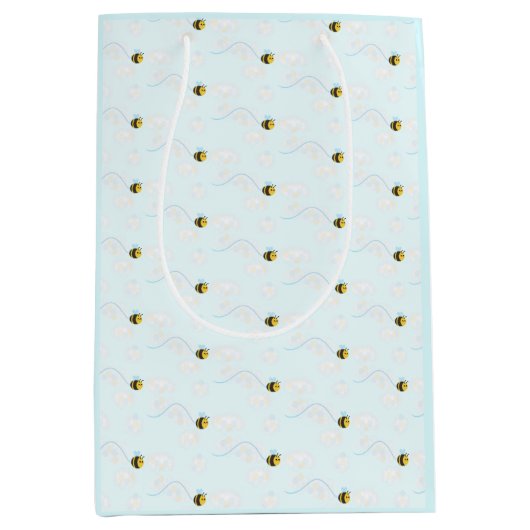 Moyen Joli sac cadeau d'abeille (Devant)