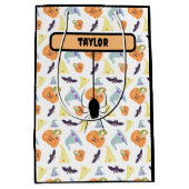 Moyen Jolie Halloween - Araignée Éffrayante - Sac Cadeau (Devant)