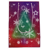 Moyen Joyeux petit sac cadeau de Noël (Dos)