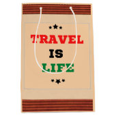 Moyen Le voyage est un sac cadeau de vie (Devant)