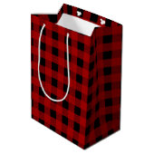Moyen Lumberjack Pays ours sac cadeau motif (Dos Angle)
