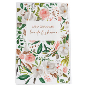 Moyen Magnolia Fête des mariées Cadeau Favor Sac à bagag