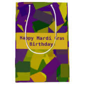 Moyen Mardi Gras Blocs Medium Cadeau Sac (Devant)