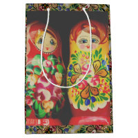 Matryoshka coloré Poupées Grand sac cadeau