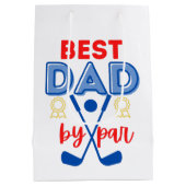 Moyen Meilleur Papa Par Par Sac Cadeau (Dos)