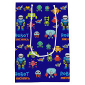 Moyen MEILLEUR ROBOT Cadeau Sac de garde Ever - Bleu Drô (Dos)