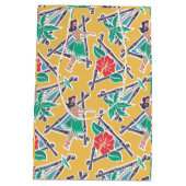 Moyen Miel de danse polynésienne - jaune - sac de cadeau (Dos)