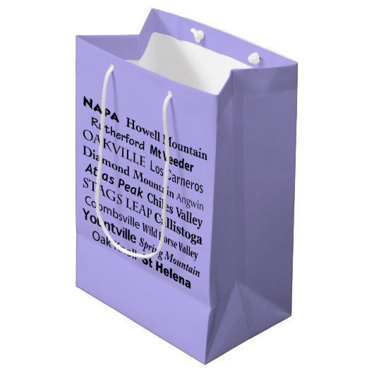 Moyen Napa Sonoma Vin Sac cadeau (Devant Angle)