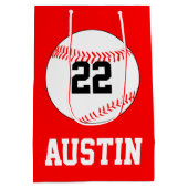 Moyen Nom, numéro, sac cadeau couleur du joueur de base- (Dos)