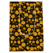 Moyen Notes musicales Trombone citrouille Sac cadeau moy (Dos)